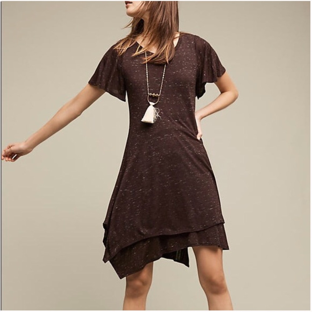 Anthropologie Dolan Left Coast Melanie Plum Dress